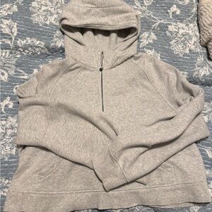 Lululemon scuba hoodie pullover. Light grey color